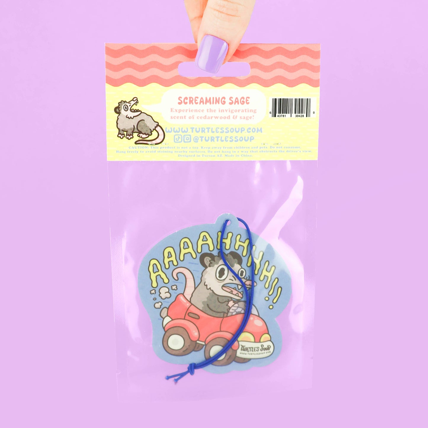 Panic Opossum Scented Air Freshener