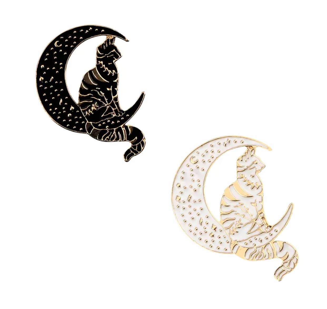 Moon Kitty Enamel Pin