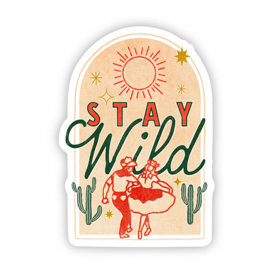 Stay Wild Cowboy/Cowgirl Dance Sticker