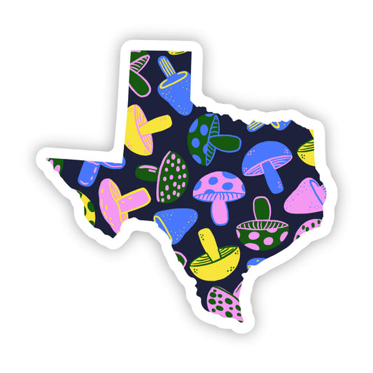 Texas Mushroom Sticker