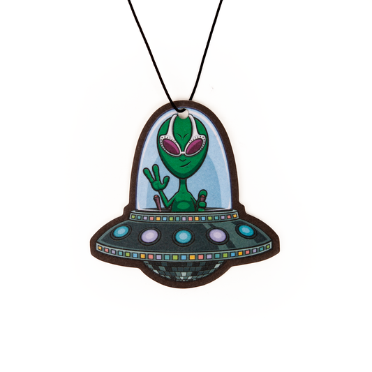 Alien in UFO Air Freshener