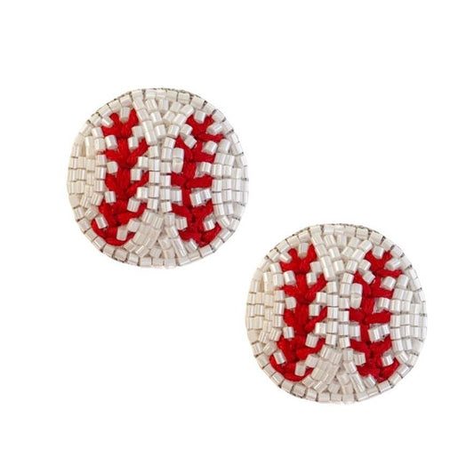 Baseball Earrings | Studs