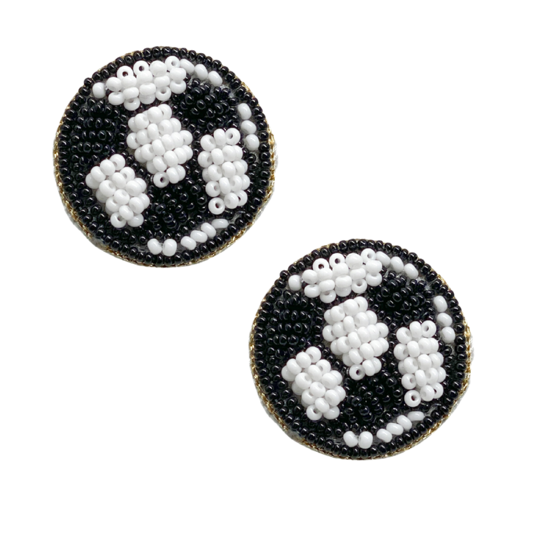 Soccer Ball Earrings
