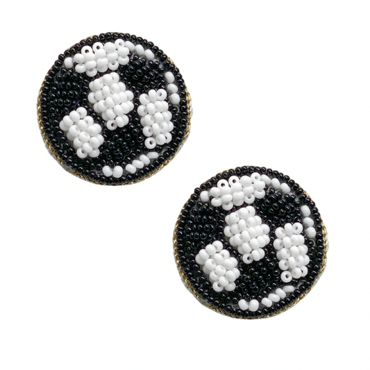 Soccer Ball Earrings