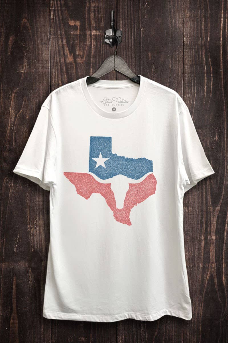 Texas Map Graphic Top
