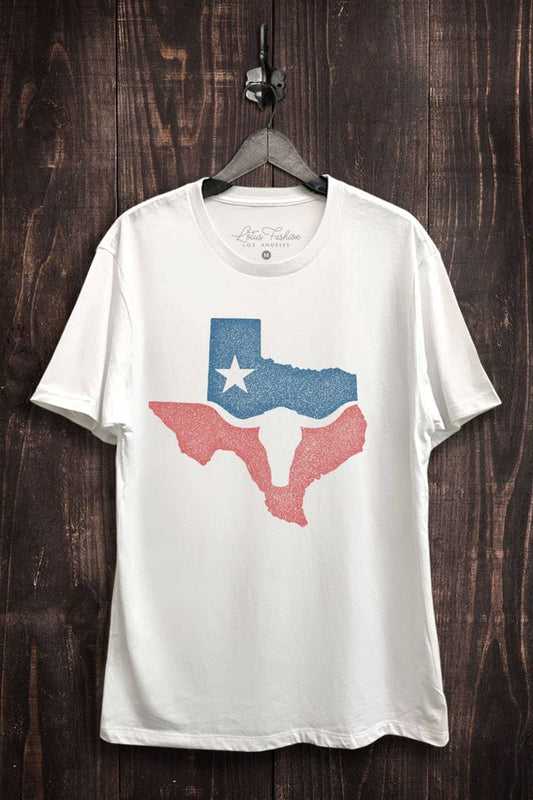 Texas Map Graphic Top