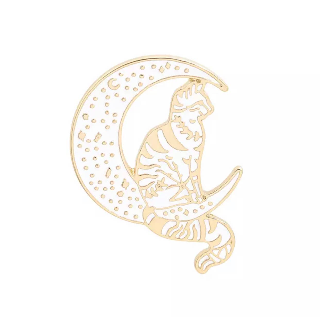 Moon Kitty Enamel Pin