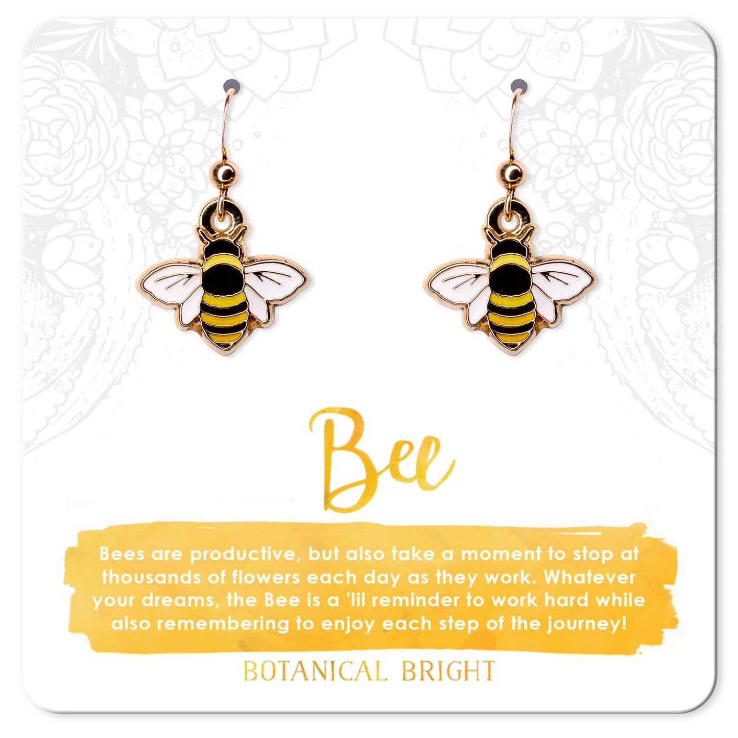 Bee Charm Earrings