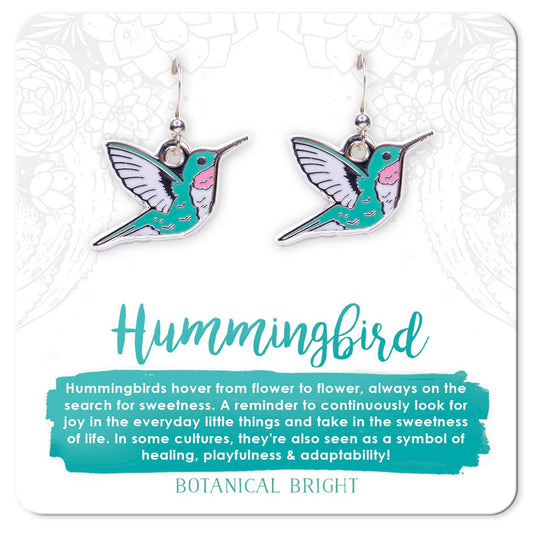 Hummingbird Dangle Earrings