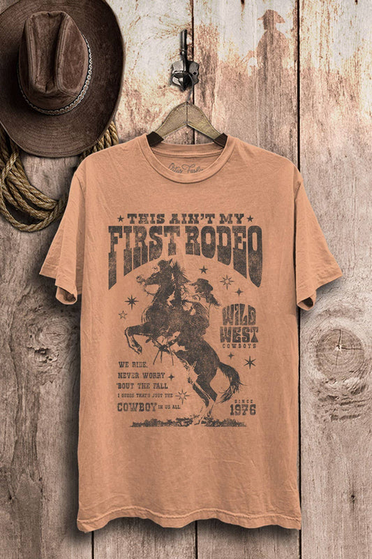 This Aint My First Rodeo Graphic Top