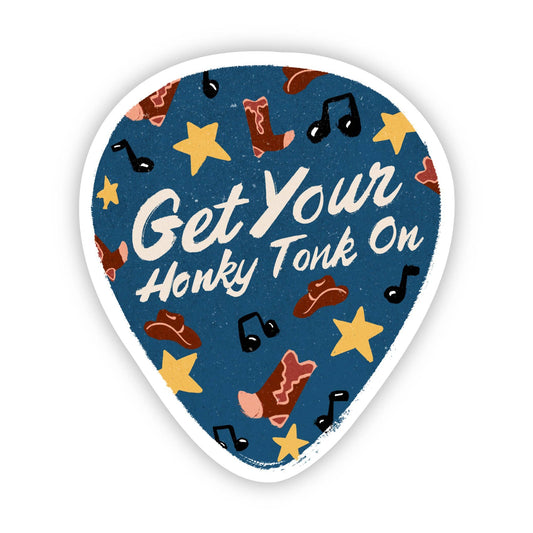 "Get Your Honky Tonk On" Sticker