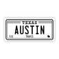 Austin Texas 512 Travis County License Plate Sticker