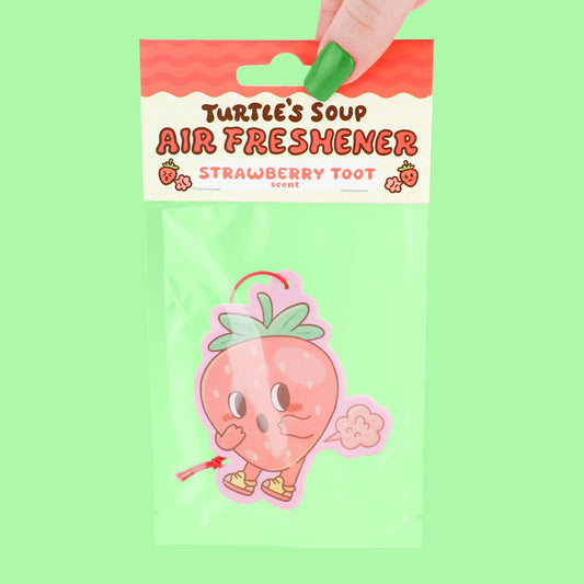 Strawberry Toot Funny Fruit Scented Air Freshener