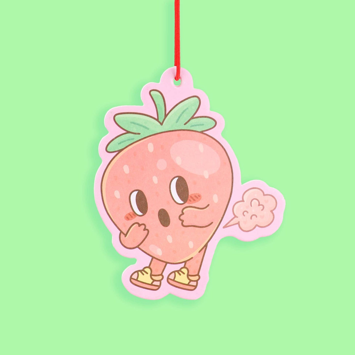 Strawberry Toot Funny Fruit Scented Air Freshener