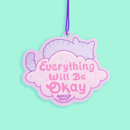 Take A Deep Breath Cute Kitten Cat Scented Air Freshener