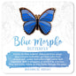 Blue Morpho Butterfly Enamel Pin