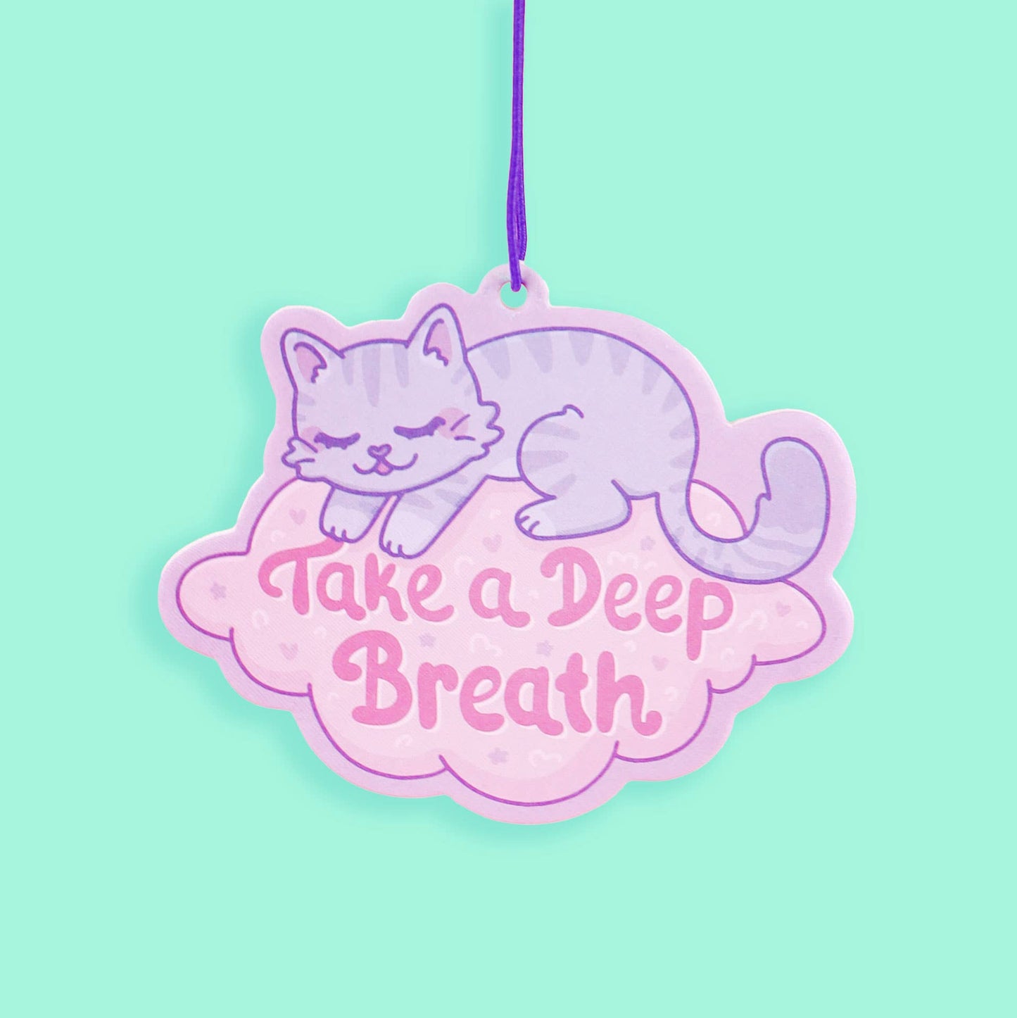 Take A Deep Breath Cute Kitten Cat Scented Air Freshener