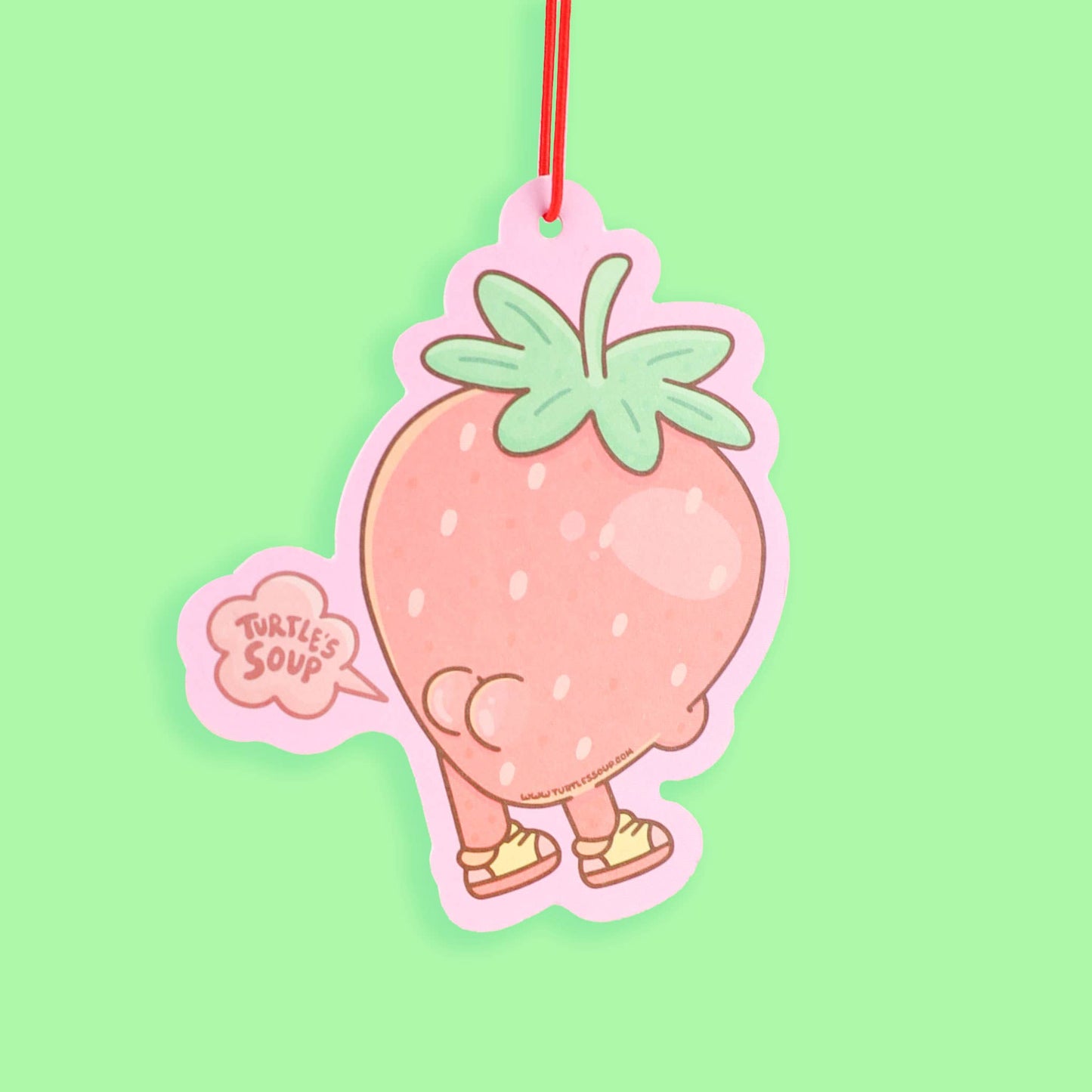 Strawberry Toot Funny Fruit Scented Air Freshener