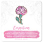 Carnation Pink Enamel Pin