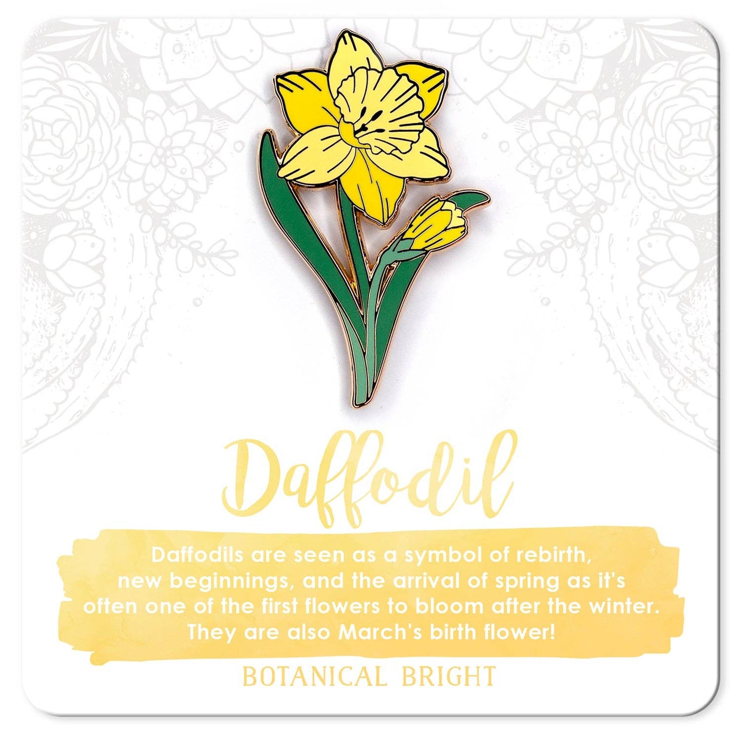 Daffodil Enamel Pin